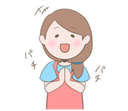 Housewife's conversation stamp sticker #12802916