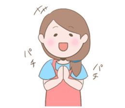 Housewife's conversation stamp sticker #12802916