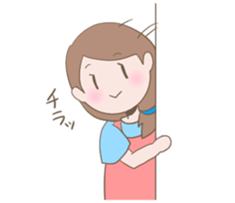 Housewife's conversation stamp sticker #12802917