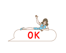 FUCHICO ON THE CUP -MOVING A LITTLE- sticker #12803361