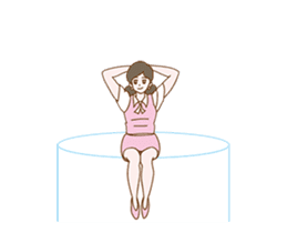 FUCHICO ON THE CUP -MOVING A LITTLE- sticker #12803380