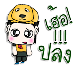 Hello! My name is SATOSHI.^___^ sticker #12803626