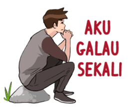 Galau Gombal (Single Guy) sticker #12803749