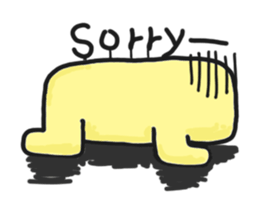 funny banana sticker #12804053