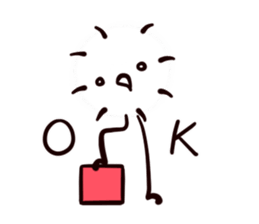 Mr. Leggs 2 -with triangles and squares- sticker #12804614