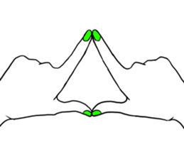 Simple hands sticker sticker #12804661