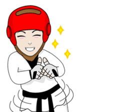 Taekwondo Girl sticker #12805095