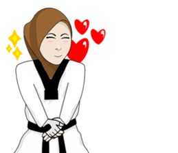 Taekwondo Girl sticker #12805102
