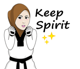 Taekwondo Girl sticker #12805107