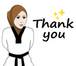 Taekwondo Girl sticker #12805109