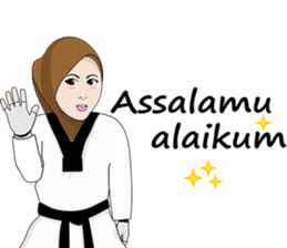 Taekwondo Girl sticker #12805110