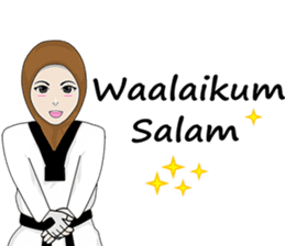 Taekwondo Girl sticker #12805111