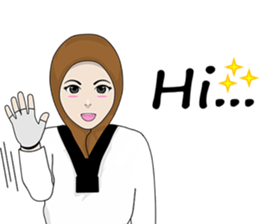 Taekwondo Girl sticker #12805114