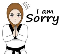 Taekwondo Girl sticker #12805115