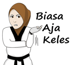 Taekwondo Girl sticker #12805116
