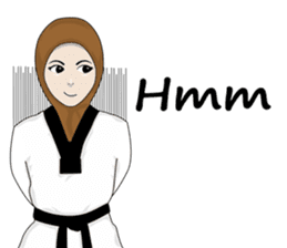 Taekwondo Girl sticker #12805121