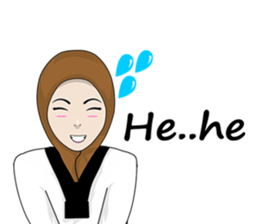 Taekwondo Girl sticker #12805123