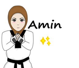 Taekwondo Girl sticker #12805126