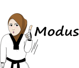 Taekwondo Girl sticker #12805127