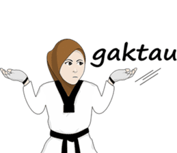 Taekwondo Girl sticker #12805128