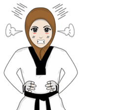 Taekwondo Girl sticker #12805131