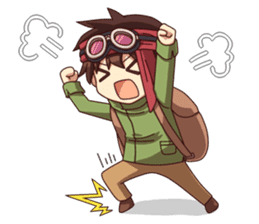 Cute online game sticker 3 sticker #12805220