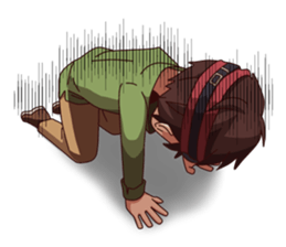 Cute online game sticker 3 sticker #12805224