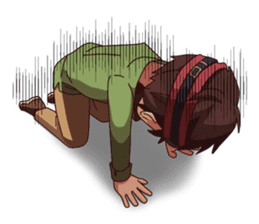 Cute online game sticker 3 sticker #12805224