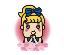 "American girl" sticker #12805296