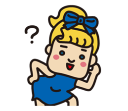 "American girl" sticker #12805312