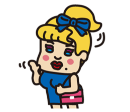 "American girl" sticker #12805315