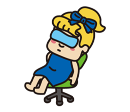 "American girl" sticker #12805320