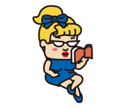 "American girl" sticker #12805328