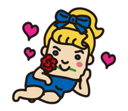 "American girl" sticker #12805332