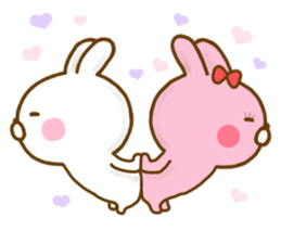 Rabbit Usahina Love 9 sticker #12805343