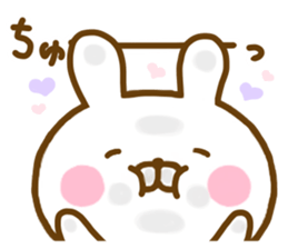 Rabbit Usahina Love 9 sticker #12805353