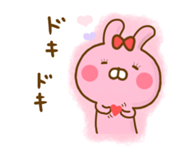 Rabbit Usahina Love 9 sticker #12805355