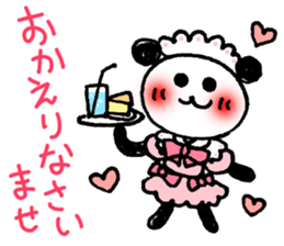 Hand-painted panda 8 sticker #12805576