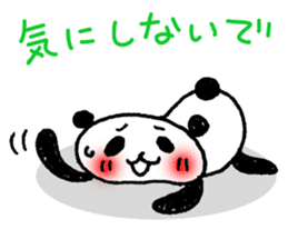 Hand-painted panda 8 sticker #12805599