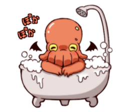 - Cthulhu with funny friends -1 sticker #12805819