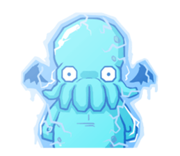 - Cthulhu with funny friends -1 sticker #12805820