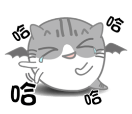 Little evil Meow sticker #12805901