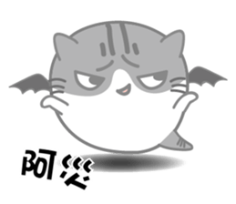 Little evil Meow sticker #12805903