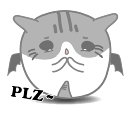 Little evil Meow sticker #12805915