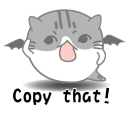 Little evil Meow sticker #12805920