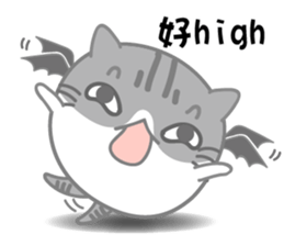 Little evil Meow sticker #12805924