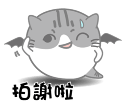 Little evil Meow sticker #12805927