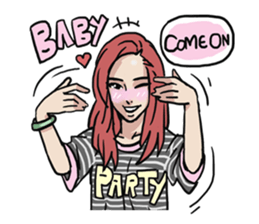 AsB - 127 Party People sticker #12806016