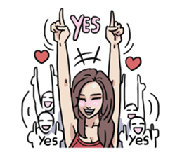 AsB - 127 Party People sticker #12806035