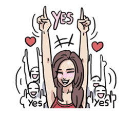 AsB - 127 Party People sticker #12806035